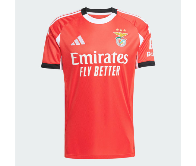 Benfica Mens Home soccer Jersey 2025
