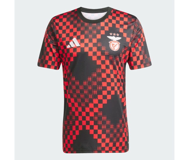 Benfica Mens Pre Match Soccer Jersey 2025