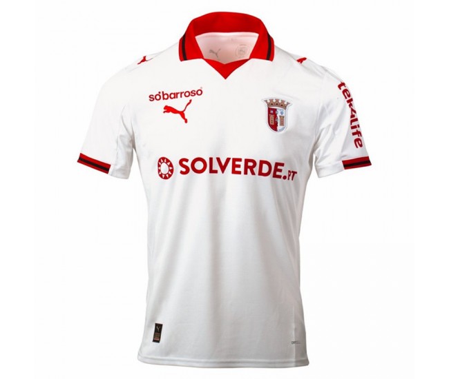 SC Braga Mens Away Soccer Jersey 2025