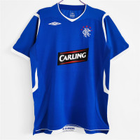 Rangers FC Men Home Retro Soccer Jersey 2008