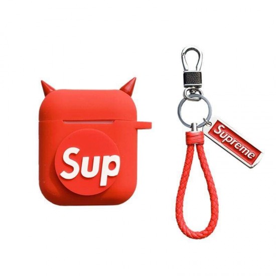 Supreme Style Devil Silicone Protective Shockproof Case for Apple Airpods 1 & 2