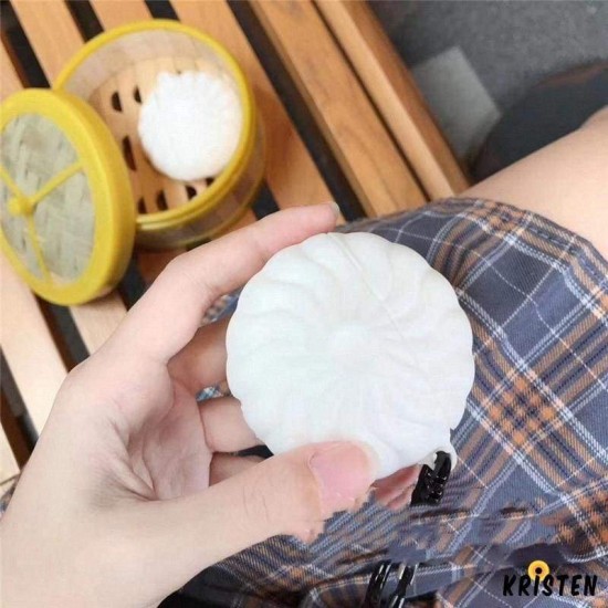 Xiaolongbao Steamed Bun Chinese Food Lover Protective Shockproof Case for Apple Airpods 1 & 2