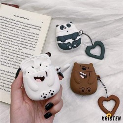 We Bare Bears Style Silicone Protective Case for Apple Airpods 1 & 2