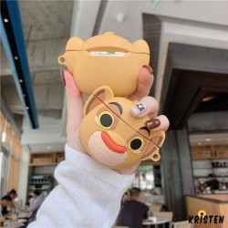 The Lion King Style Simba Cute Silicone Protective Case for Apple Airpods 1 & 2