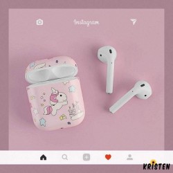 Unicorn Pink Hard Protective Shockproof Case for Apple Airpods 1 & 2