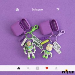 Toy Story Buzz Lightyear Silicone Protective Shockproof Case for Apple Airpods 1 & 2