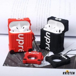Supreme Style Luggage Silicone Protective Shockproof Case for Apple Airpods 1 & 2