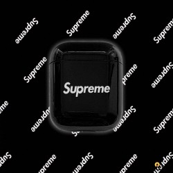 Supreme Style Classic Logo Protective Shockproof Case for Apple Airpods 1 & 2