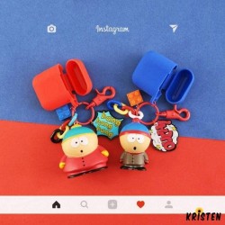 South Park Kenny Stan Kyle Eric Silicone Protective Shockproof Case for Apple Airpods 1 & 2