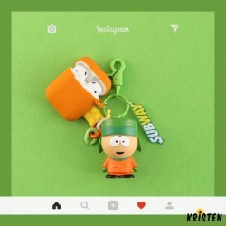 South Park Kenny Stan Kyle Eric Silicone Protective Shockproof Case for Apple Airpods 1 & 2