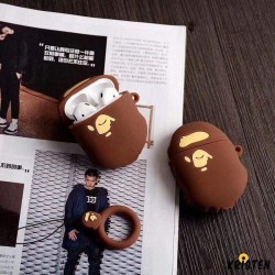 Retro Bape Style 3d Street Fashion Silicone Protective Shockproof Case for Apple Airpods 1 & 2