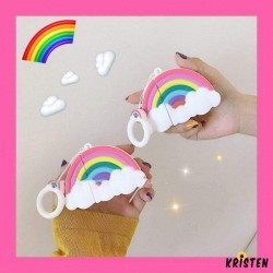 Rainbow Silicone Protective Case for Apple Airpods 1 & 2