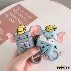 Dumbo Flying Elephant Silicone Protective Shockproof Case for Apple Airpods 1 & 2