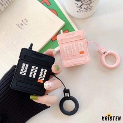 Cute Vintage Cellphone Retro Silicone Protective Shockproof Case for Apple Airpods 1 & 2