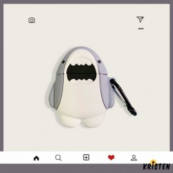 Cute Shark Silicone Protective Case for Apple Airpods 1 & 2