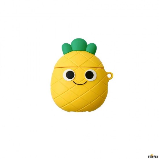 Cute Pineapple Silicone Protective Case for Apple Airpods 1 & 2