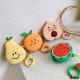 Cute Pear Peach Watermelon Orange Silicone Protective Shockproof Case for Apple Airpods 1 & 2