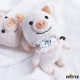 Cute Furry Piggy Protective Case for Apple Airpods 1 & 2