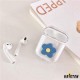 Cute Flower Floral Hard Clear Protective Shockproof Case for Apple Airpods 1 & 2