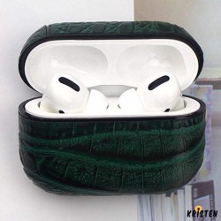 Crocodile Leather Protective Case for Apple Airpods Pro