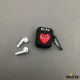 Comme Des Garcons Play Style Silicone Protective Case for Apple Airpods 1 & 2