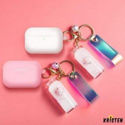 Bottle Keychain Pig Silicone Protective Case for Apple Airpods Pro