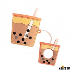 Boba Bubble Tea Cute 3d Silicone Protective Shockproof Case for Apple Airpods 1 & 2