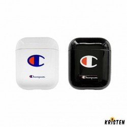 Champion Style Street Fashion Classic Logo Protective Shockproof Case for Apple Airpods 1 & 2
