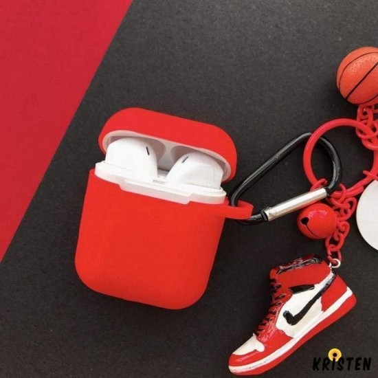 Air Jordan Sneaker Silicone Protective Shockproof Case for Apple Airpods 1 & 2