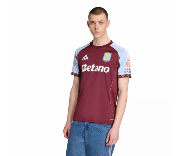 Aston Villa Mens Home Authentic Soccer Jersey 2025