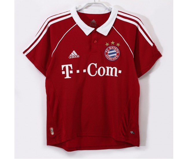 Bayern Munich Men Home Retro Soccer Jersey 2006 Bayern Munich Men Home Retro Soccer Jersey 2006