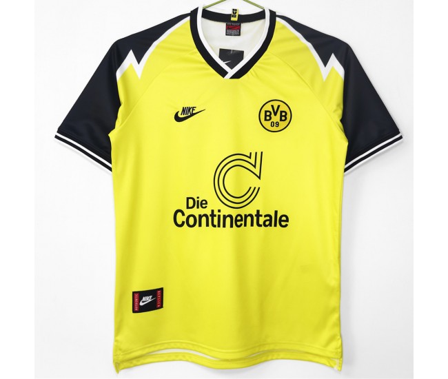 Borussia Dortmund Home Retro Jersey 1995 Borussia Dortmund Home Retro Jersey 1995