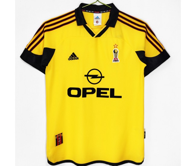 AC Milan Men Away Retro Soccer Jersey 1999 AC Milan Men Away Retro Soccer Jersey 1999