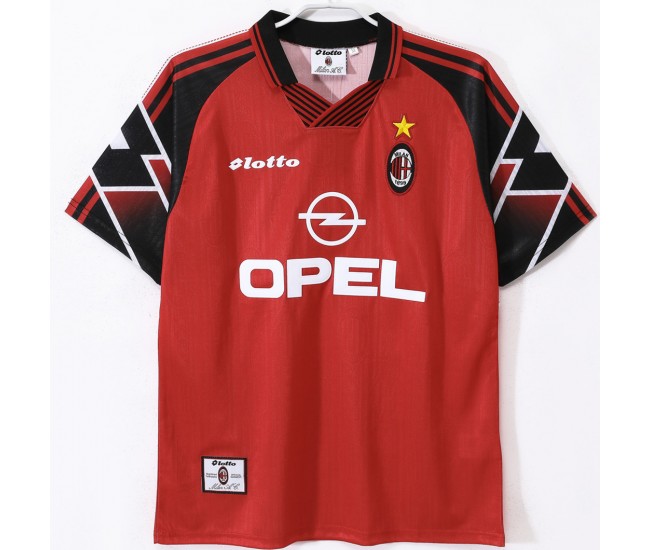 AC Milan Men Belo Horizonte Retro Soccer Jersey 1997