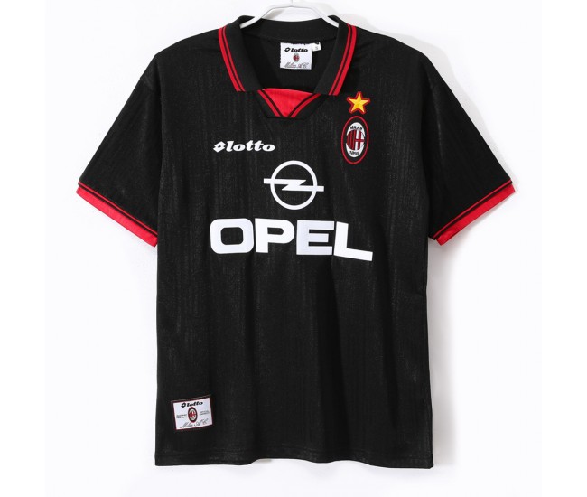 AC Milan Men Fourth Retro Soccer Jersey 1997 AC Milan Men Fourth Retro Soccer Jersey 1997