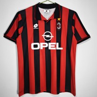 AC Milan Men Home Retro Soccer Jersey 1996