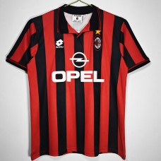 AC Milan Men Home Retro Soccer Jersey 1996 AC Milan Men Home Retro Soccer Jersey 1996