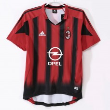 AC Milan Men Home Retro Soccer Jersey 2004 AC Milan Men Home Retro Soccer Jersey 2004