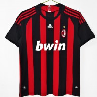 AC Milan Men Home Retro Soccer Jersey 2008
