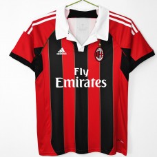 AC Milan Men Home Retro Soccer Jersey 2012 AC Milan Men Home Retro Soccer Jersey 2012
