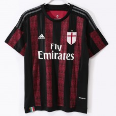 AC Milan Men Home Retro Soccer Jersey 2015 AC Milan Men Home Retro Soccer Jersey 2015