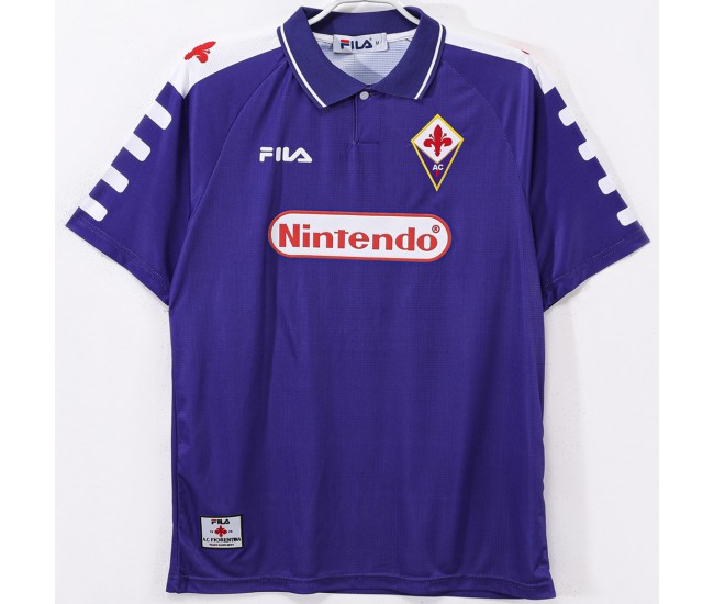 ACF Fiorentina Mens Home Soccer Jersey 1998