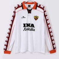 AS Roma Mens Away Long Sleeve Soccer Jersey 1998