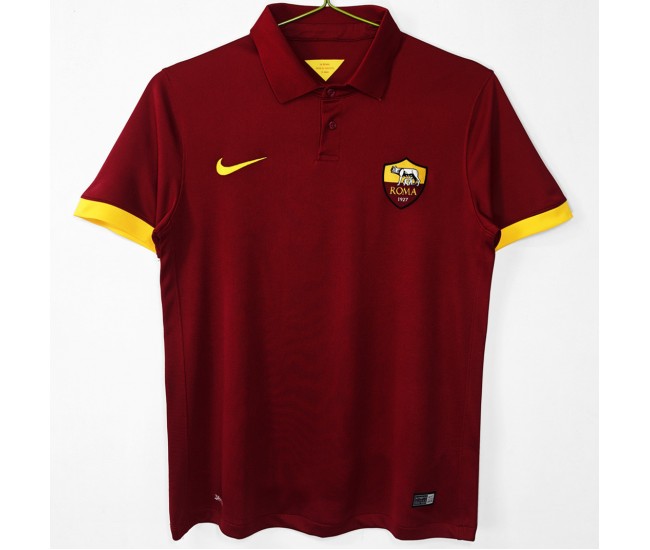 AS Roma Mens Home Soccer Jersey 2014