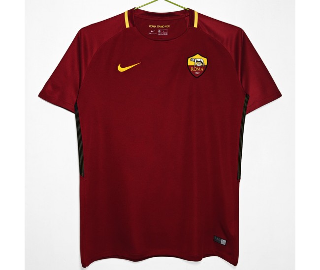 AS Roma Mens Home Soccer Jersey 2017