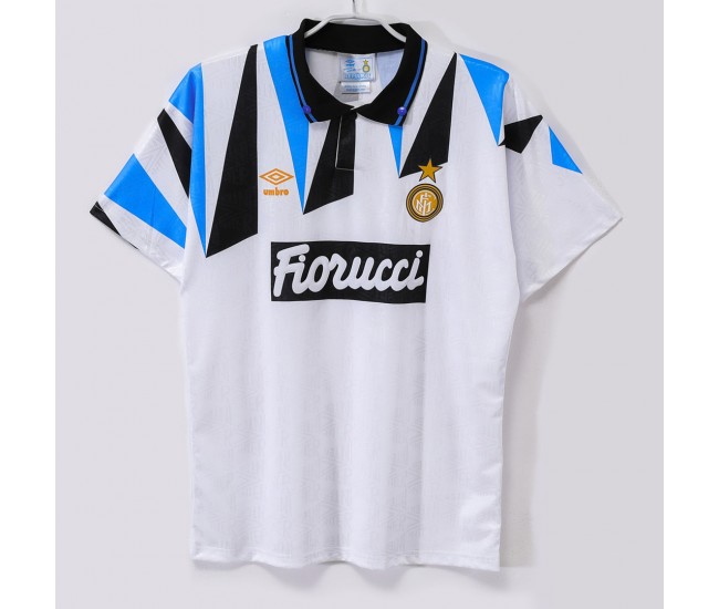 Inter Milan Men Away Retro Soccer Jersey 1992