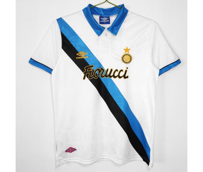 Inter Milan Men Away Retro Soccer Jersey 1994