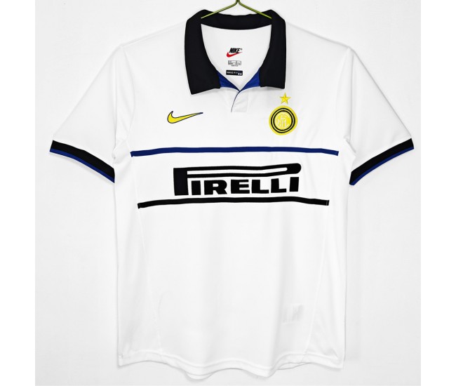 Inter Milan Men Away Retro Soccer Jersey 1998
