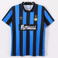 Inter Milan Men Home Retro Soccer Jersey 1992
