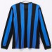 Inter Milan Men Home Long Sleeve Retro Soccer Jersey 2009